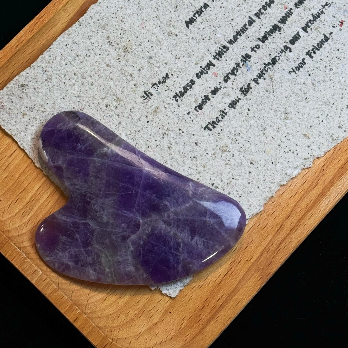 Natural Crystal Gua Sha Set