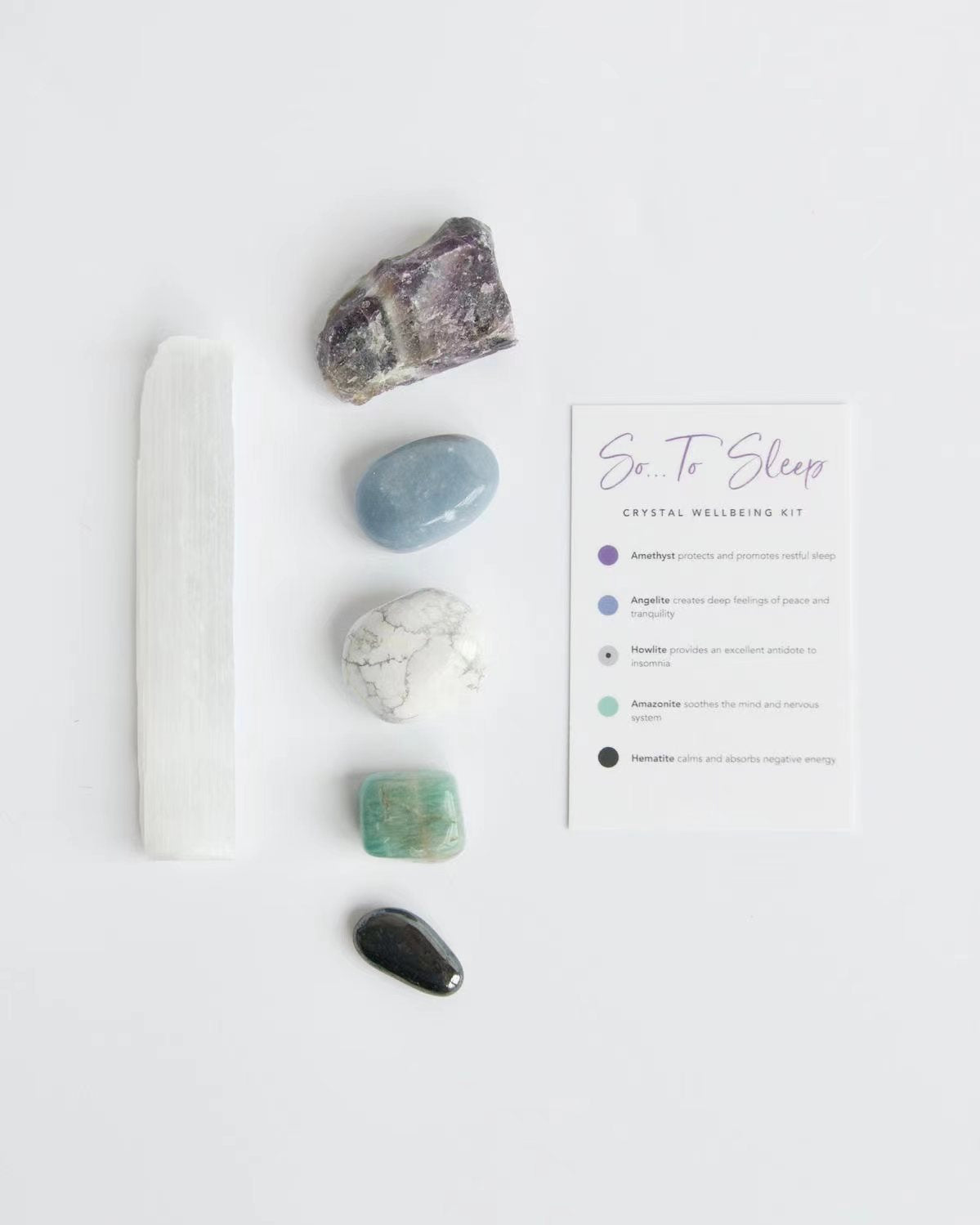 Natural Premium Crystal Healing Stones Set