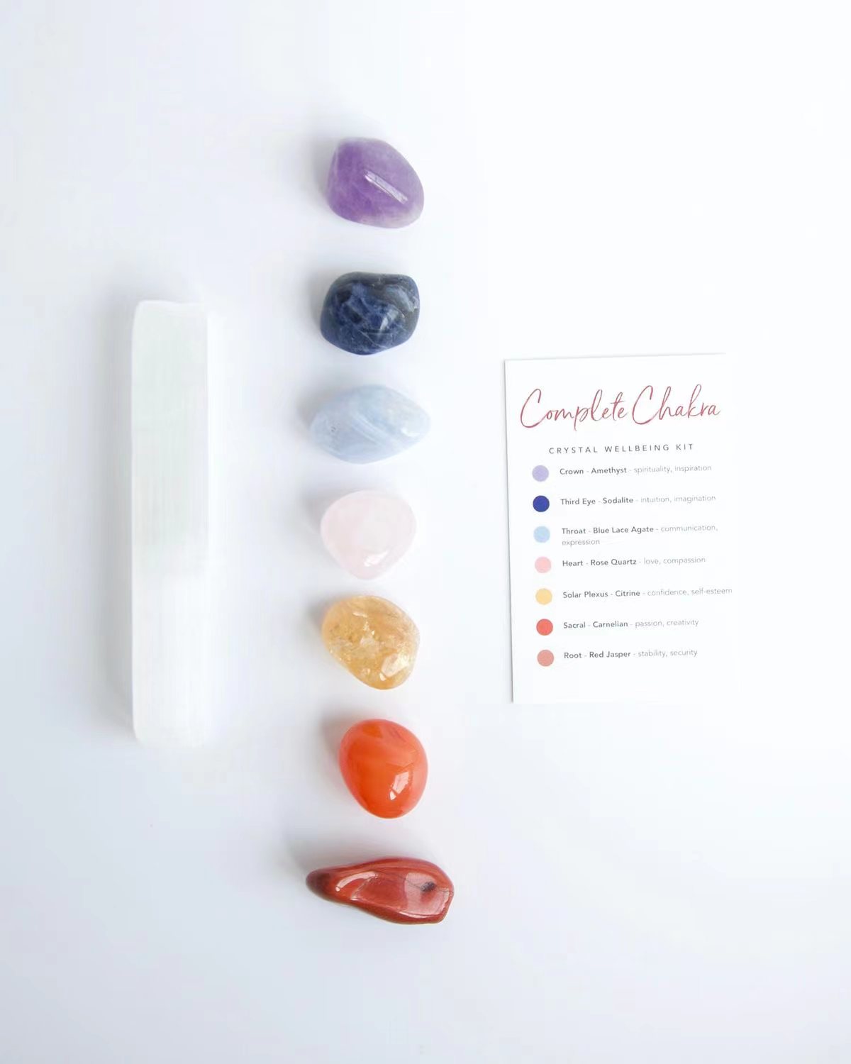 Natural Premium Crystal Healing Stones Set