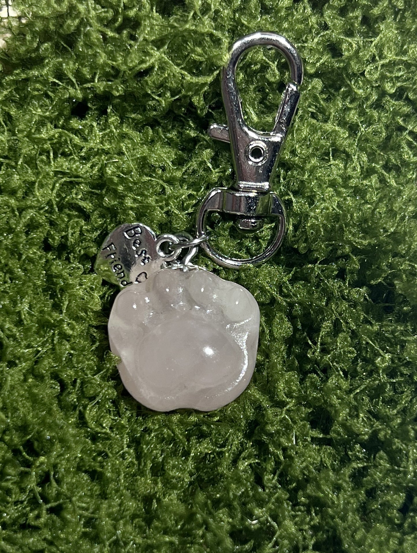 Crystal Cat Paw Pet Pendant - Gentle Comfort for the Soul