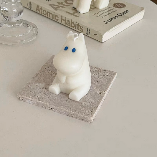 Cute Hippo Shaped Relaxing Aromatherapy Soy Candle