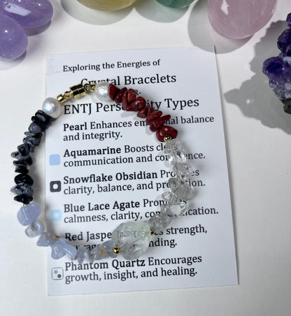 MBTI Crystal Energy Bracelet