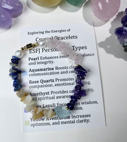 MBTI Crystal Energy Bracelet