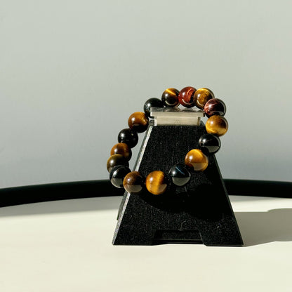 Tiger's Eye Treasure - Embrace Courage and Creativity with Our Handcrafted Sterling Silver Bracelet