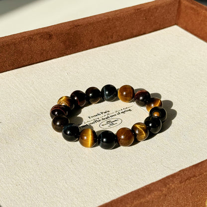 Tiger's Eye Treasure - Embrace Courage and Creativity with Our Handcrafted Sterling Silver Bracelet