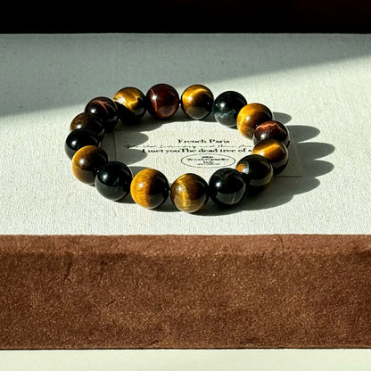 Tiger's Eye Treasure - Embrace Courage and Creativity with Our Handcrafted Sterling Silver Bracelet