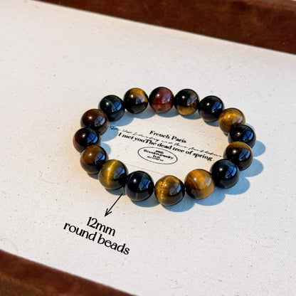 Tiger's Eye Treasure - Embrace Courage and Creativity with Our Handcrafted Sterling Silver Bracelet