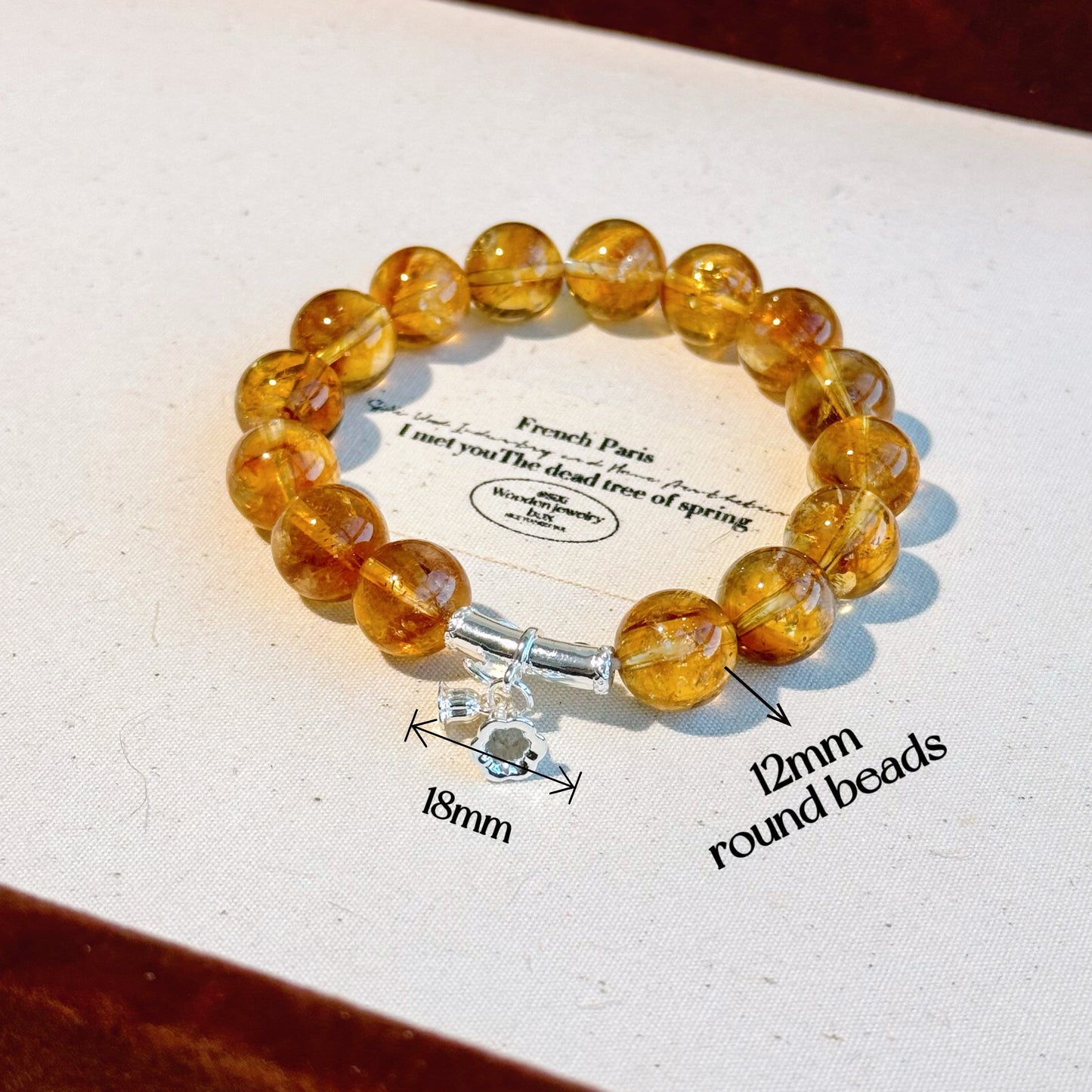 Citrine Wealth Enhancer Bracelet - Attract Abundant Prosperity and Success, Empower Your Financial Journey with Golden Energy