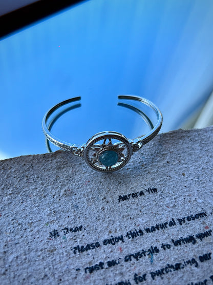 Aquamarine Adjustable Bracelet - Embrace the Sea's Serenity, Boost Courage and Communication, Nourish Your Skin with Adjustable Elegance