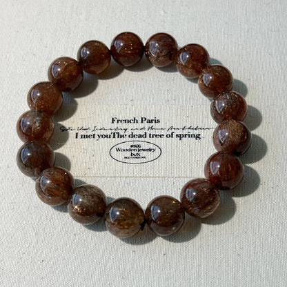 Black Gold Super 7 Crystal Bracelet - Empowerment and Healing Energy