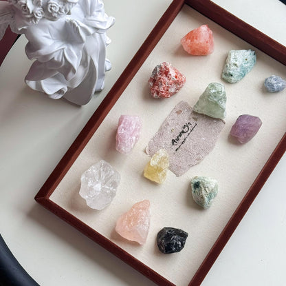 Mystic Energy Collection: Crystal Raw Stone Assortment - Embrace the Healing Light of Nature