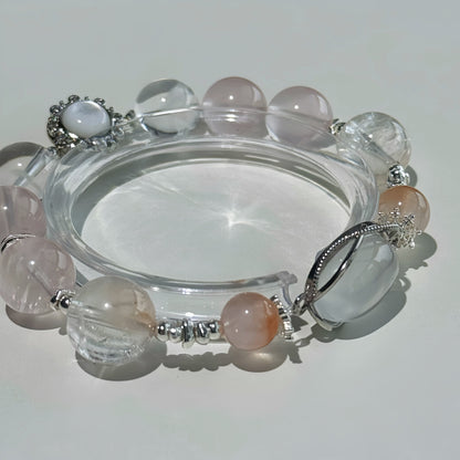 Ode to the Sky: Cloudline Crystal Bracelet - Capturing the Serenity and Purity of the Horizon