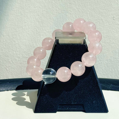 Madagascar Rose Quartz - Lavish Love & Harmony Bracelet