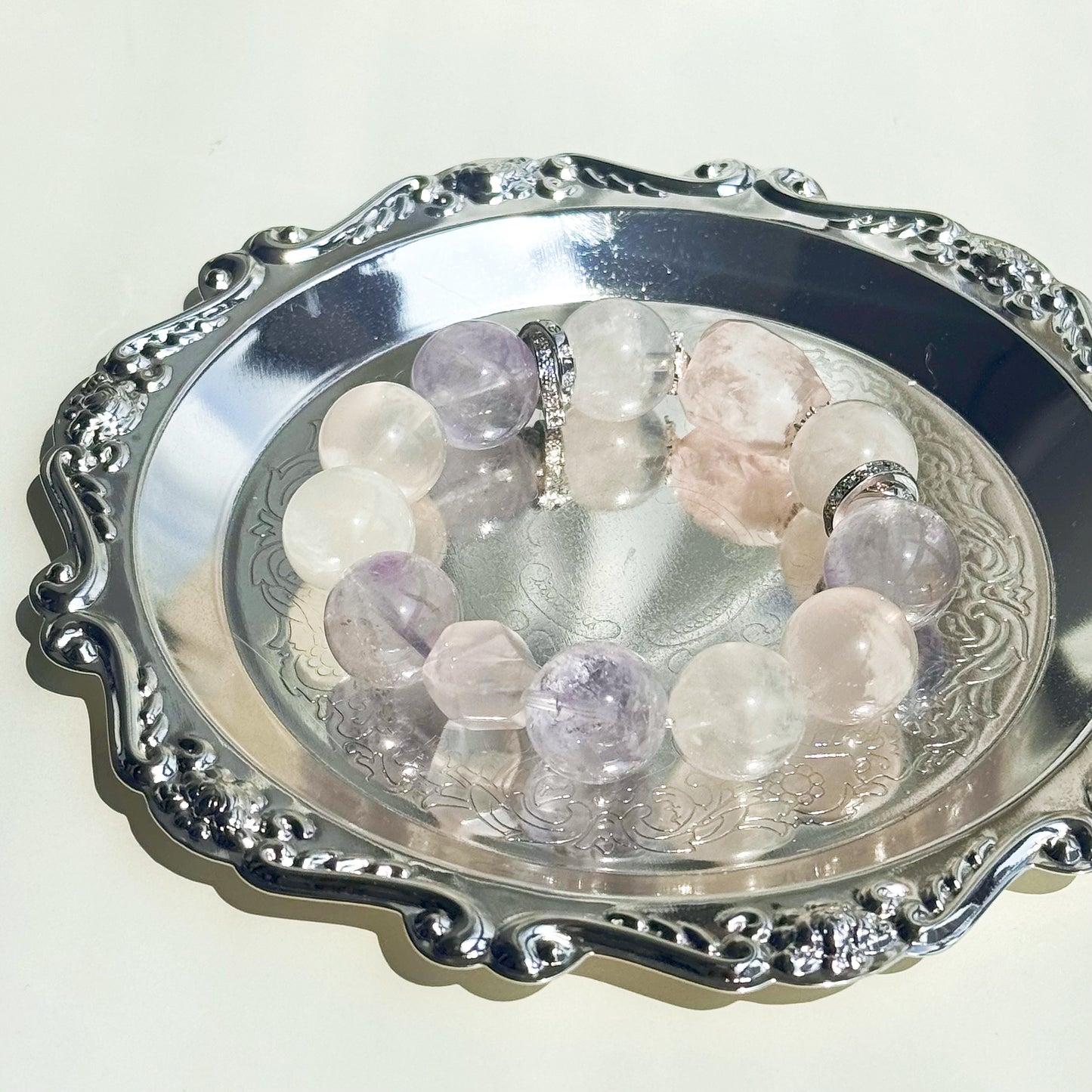 Creamy Rose Crystal - Timeless Elegance & Love