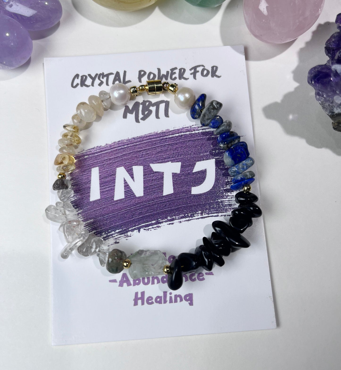 MBTI Crystal Energy Bracelet