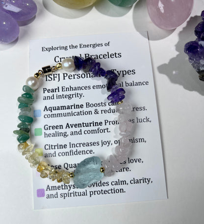 MBTI Crystal Energy Bracelet