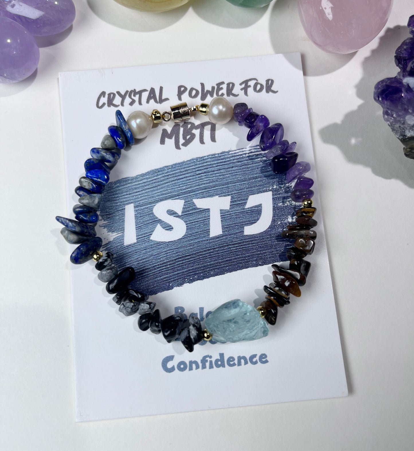 MBTI Crystal Energy Bracelet