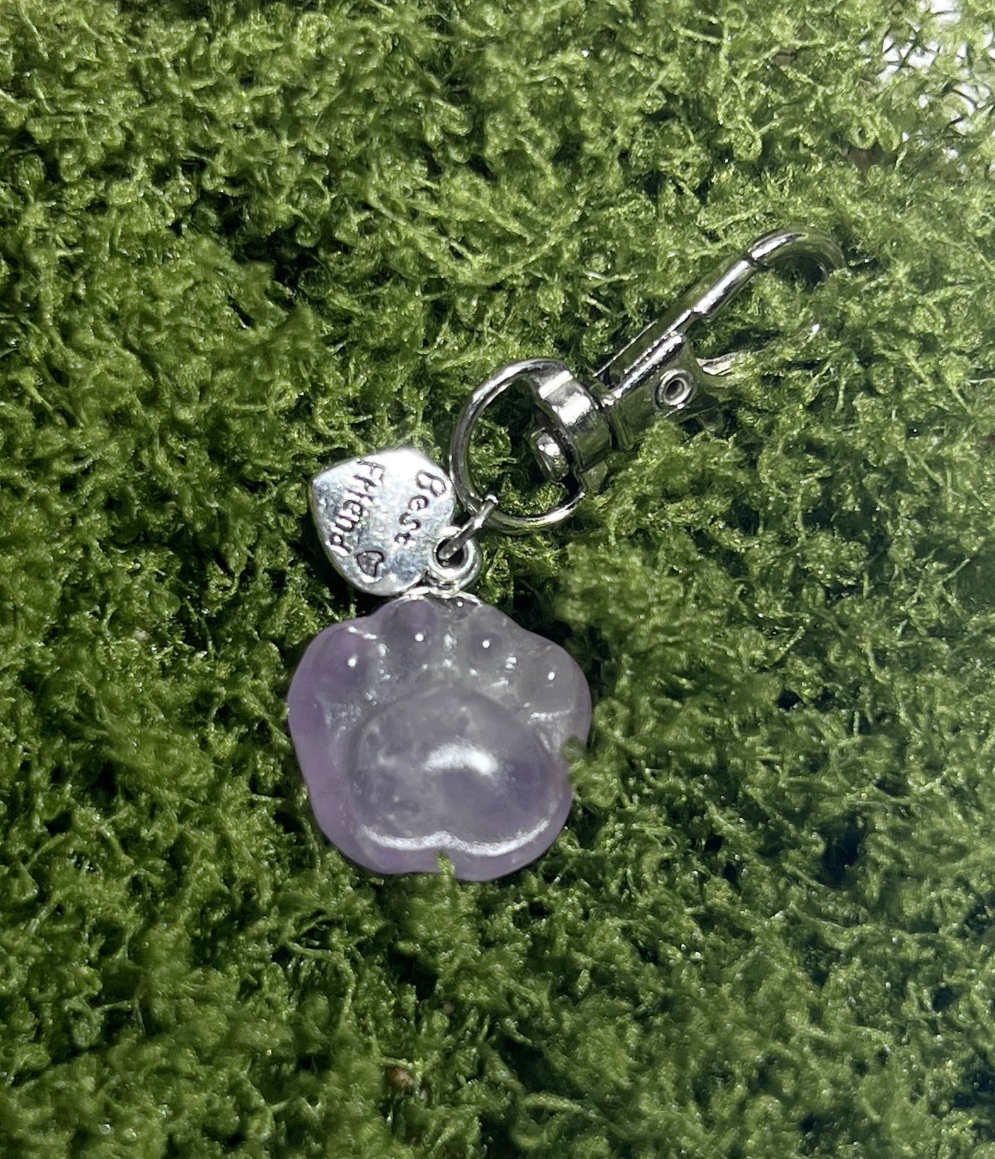 Crystal Cat Paw Pet Pendant - Gentle Comfort for the Soul