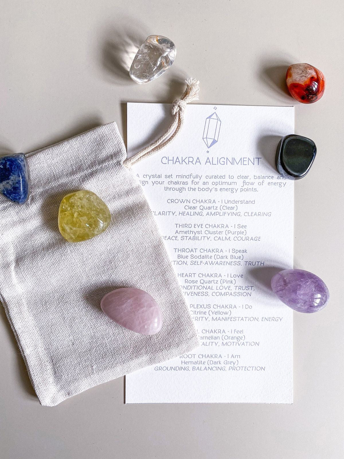 Stone Magic - Natural Crystal Healing Set